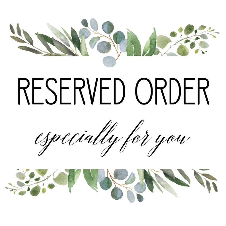 Reserved Especially for Ashlyn - Etsy