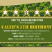 Camouflage Birthday Invitation Printable or Printed With FREE - Etsy
