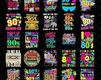 Born In The 80s But 90s Made Me PNG, Retro Neon 80s 90s Aesthetic PNG, Vintage Cassette Nostalgia PNG, Digital Download Sublimation