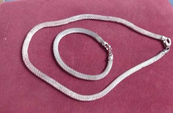 Parure girocollo + bracciale