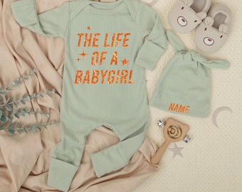 The Life Of A Babygirl Long Sleeves Baby Bodysuit set, Cute Newborn  Clothing, Baby Announcement, Baby Shower Gift, Newborn Cotton Bodysuit