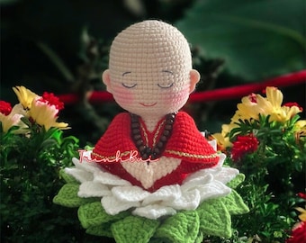 Little Novice Monk Bust Crochet Pattern