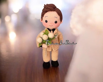 Crochet Groom Doll