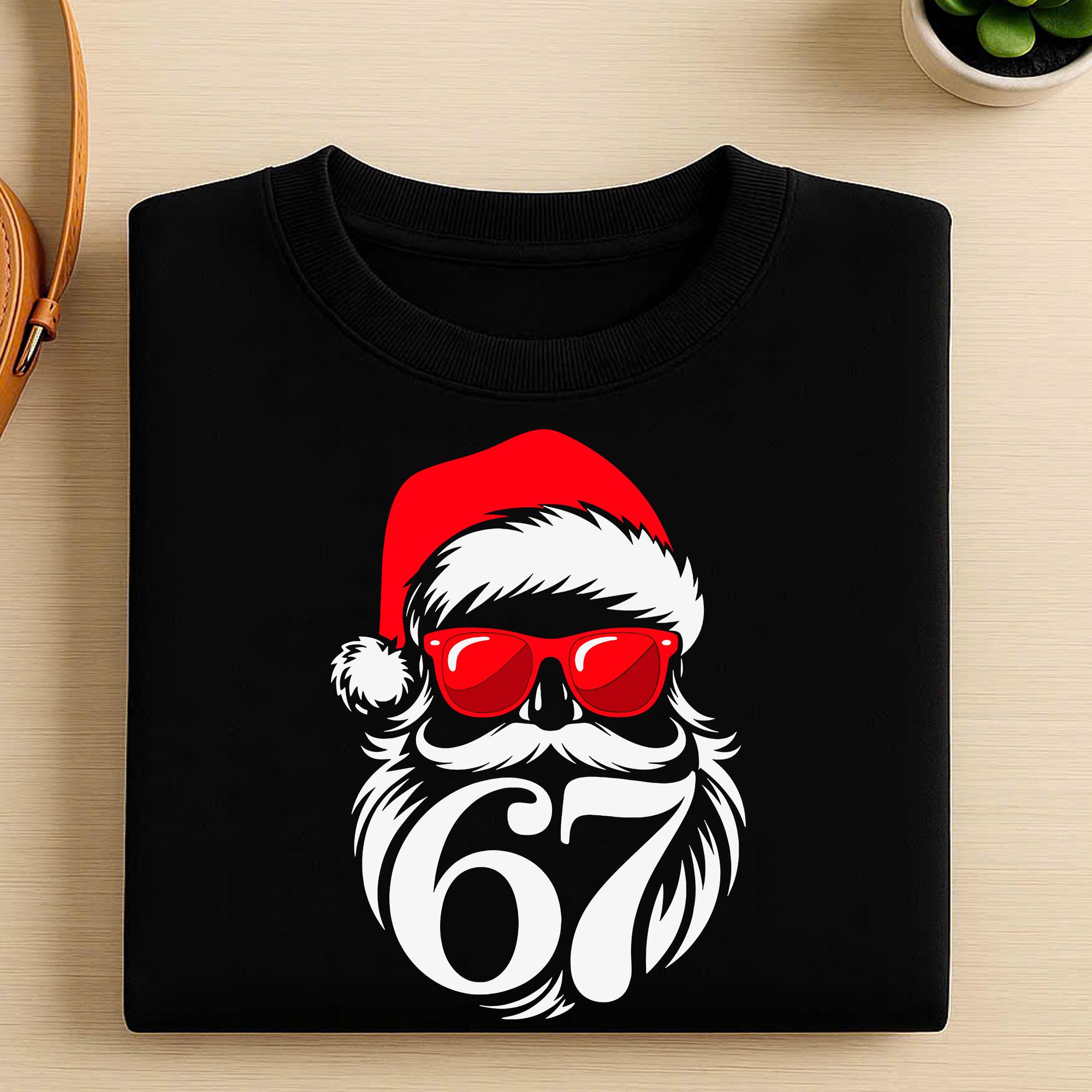 Santa 67 67 Santa Six Svg, Seven Christmas Svg, Six Seven Santa,67 Santa ...