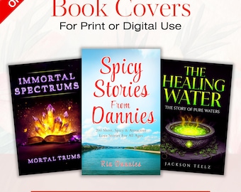 Custom eBook Cover Design: Professional KDP Cover, Unique Digital Art