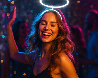 Rave Angel Halo Headband | Party, Halloween, Christmas Accessory