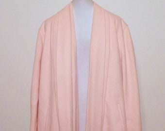 Vintage 1960s Pink Wool Swing Coat
