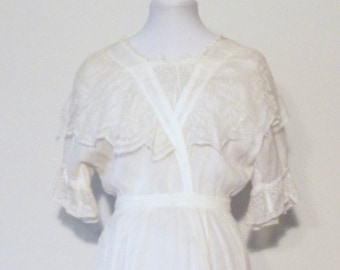 RARE Vintage Victorian Style Wedding Gown Period Piece