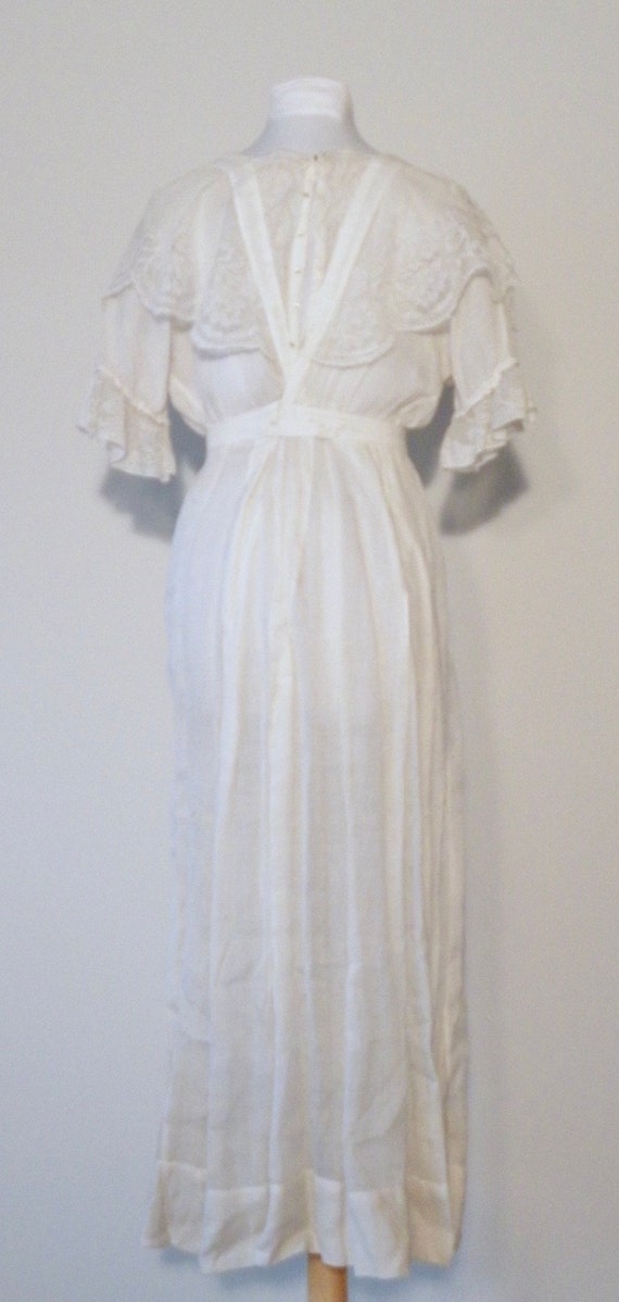 RARE Vintage Victorian Style Wedding Gown Period … - image 3