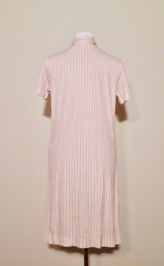 Vintage 60s Striper Shirt Dress - image 2