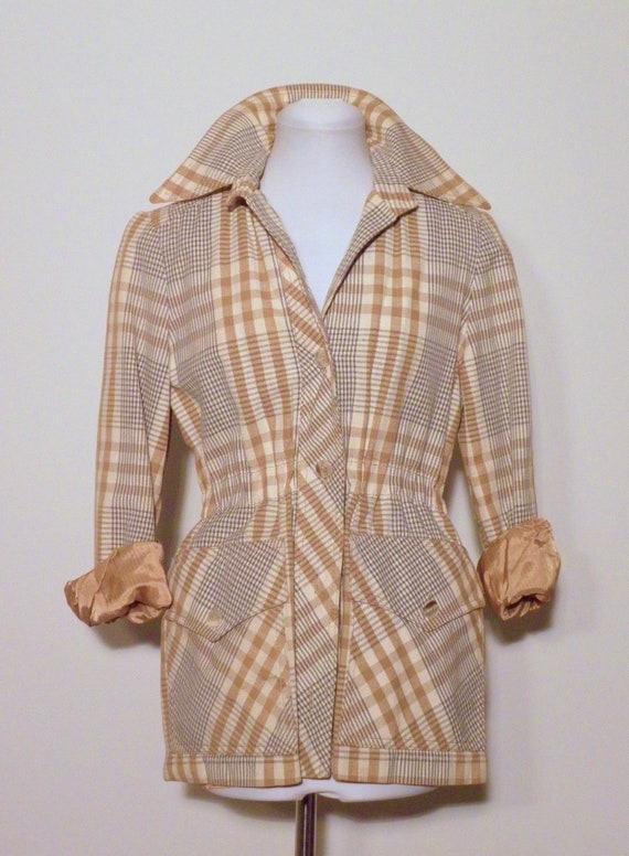 Vintage 60s-70s Silk Black Mary Lane Blazer