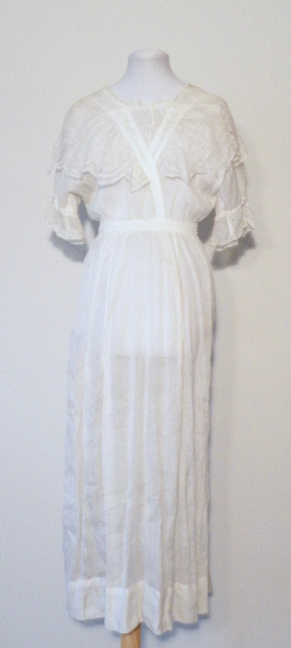 RARE Vintage Victorian Style Wedding Gown Period … - image 1