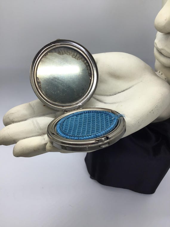 Hinged Pocket Mirror Compact Complete; Mirror and… - image 7