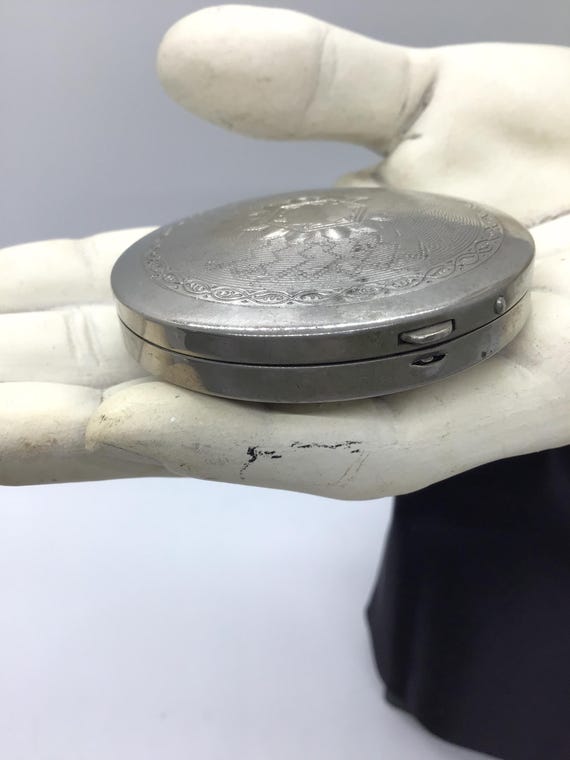 Hinged Pocket Mirror Compact Complete; Mirror and… - image 6