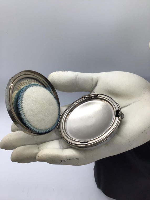 Hinged Pocket Mirror Compact Complete; Mirror and… - image 4