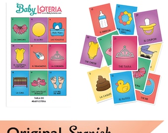 Baby Loteria - Espagnol Original (30 cartes de visite + 50 tablas)