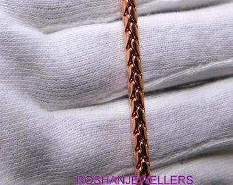 Pure Copper Handmade Snake Chain Bracelet