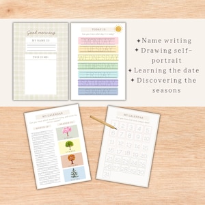 Discovery Early Learning Menu.pdf Preschool Morning Menu: Daily Learning Activities (PDF) - Etsy