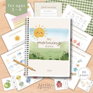 Preschool Morning Menu: Daily Learning Activities (PDF)