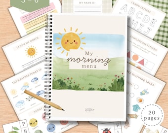 Preschool Morning Menu: Daily Learning Activities (PDF)