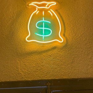 Modern neonlichtdecor voor kantoor, bar, studio of gameroom