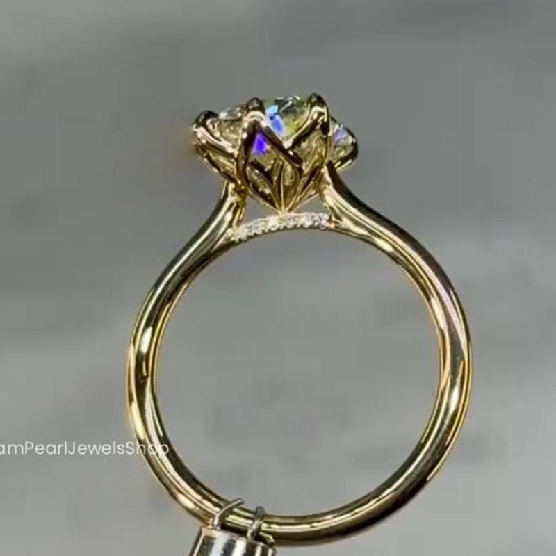 Elongated Lotus Rings - Etsy