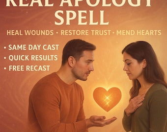 APOLOGY SPELL, forgiveness spell, relationship healing, peace ritual, love harmony, regret release, reconciliation spell, partner healing