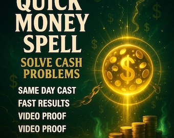 Fast Money Spell: Abundance, Prosperity, Wealth Attraction