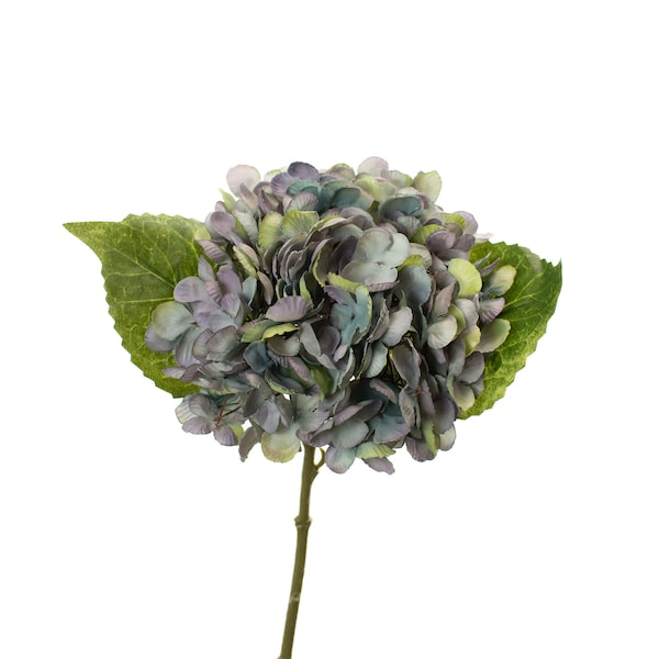 Hydrangea Faux Stem - Blue - Set of 3