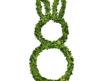 Boxwood Easter Bunny - Preserved