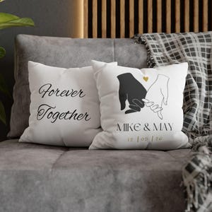 Married Couple Pillowcases: Romantic Bedroom Decor, Double-Sided Print