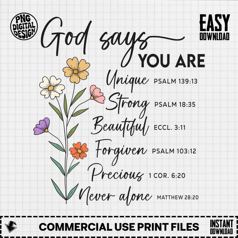 God Says You Are Images - Etsy