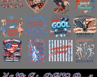Pacote de imagens PNG para o 4 de julho, PNG com design divertido e selvagem, gráfico patriótico de animais, estilo humorístico americano em alta, download digital.