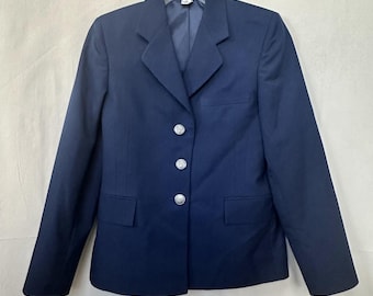 Maryland Clothing dames poly/wol Serge AF blauw 1620 uniformjas blazer maat 6MR