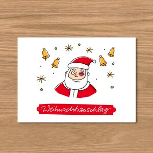 Postcard Christmas surcharge