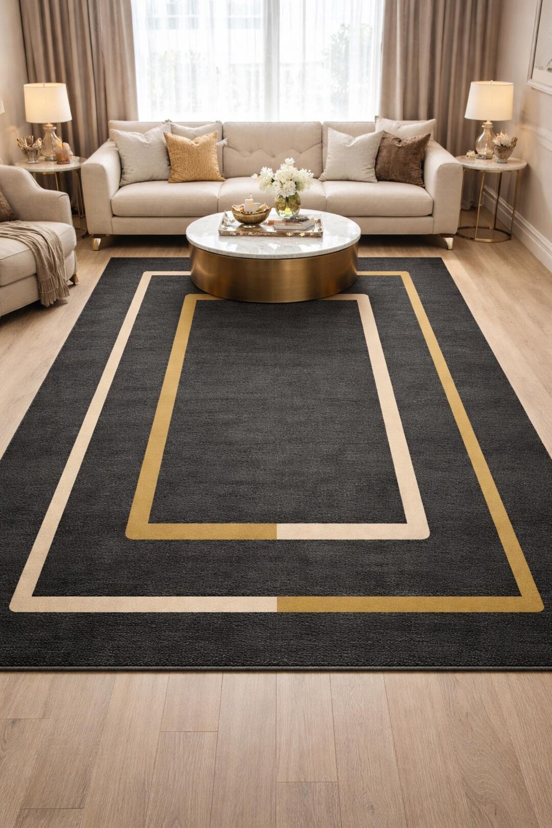 Black Gold Area Rugsnull