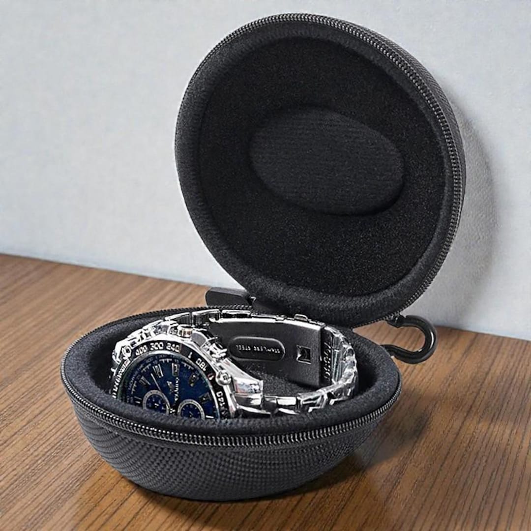 Single Watch Storage Single Watch Travel Case Hard Shell, Watch Travel Case, Single Watch ...