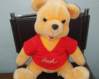 Vintage 14" Winnie the Pooh Plush, Disney Collectible