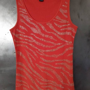Women's Tiger Printed Crop Tank Top - Vintage Animal Graphic Ribbed Knit Cami, Sleeveless Y2K Style
