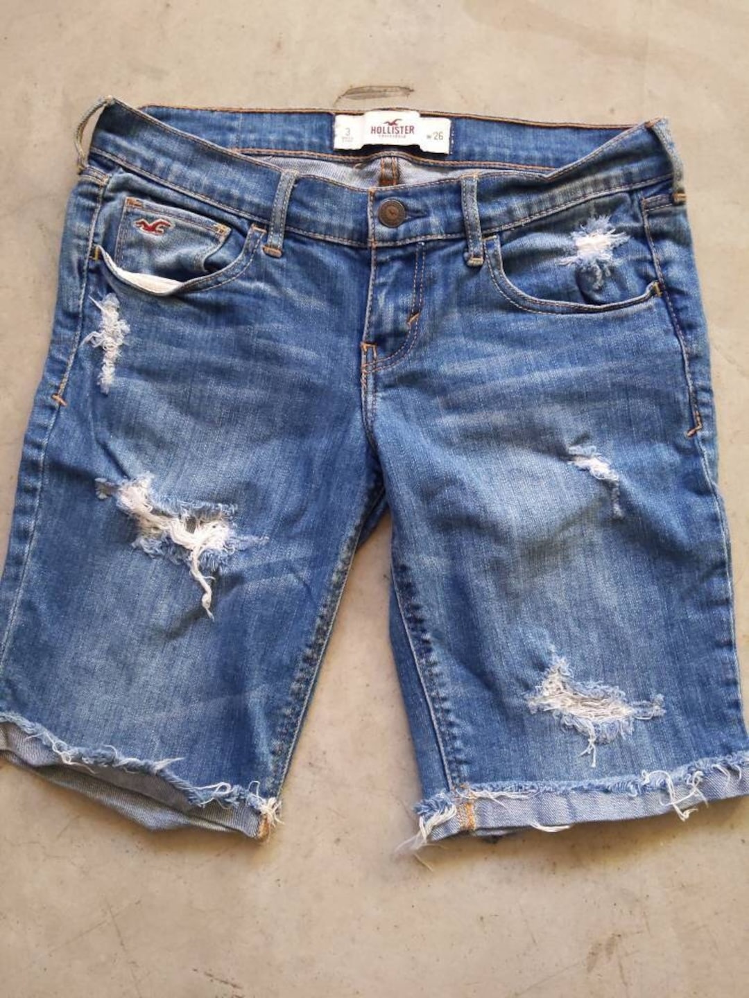 Hollister Short Regular Long Jeans HOLLISTER LOW RISE SHORT