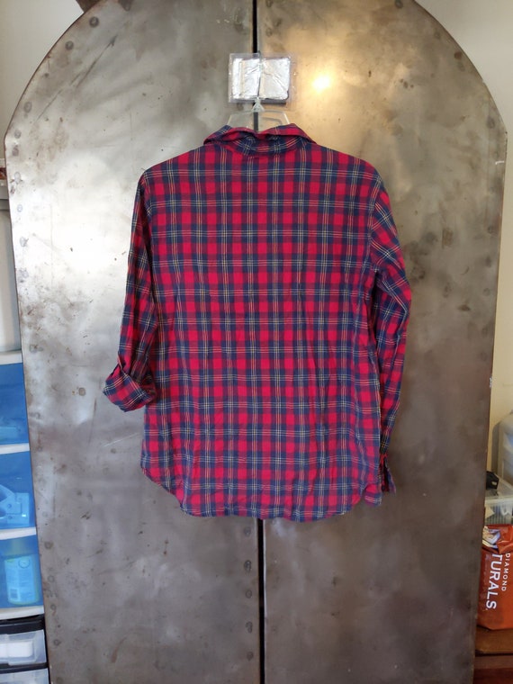 Lightweight Cotton Plaid Women's Lumberjack Shirt… - image 5