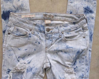 【COLOR iN ID】Deep Painting Fringe Denim Green Indigo Skein Dyeing