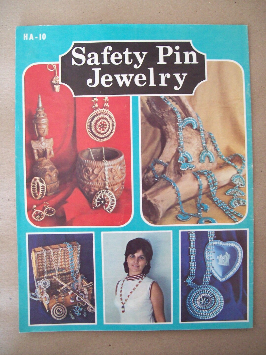 Vintage Safety Pin Jewelry 18 Patterns Booklet Leaflet Etsy