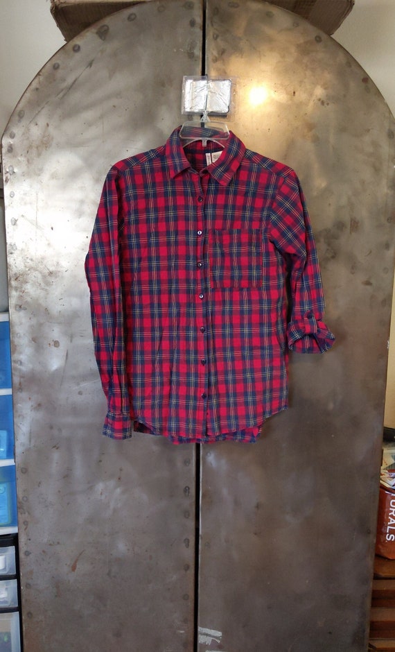 Lightweight Cotton Plaid Women's Lumberjack Shirt 