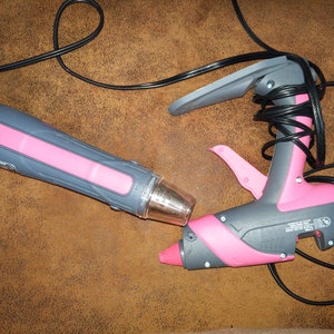 Chandler like new heat gun and glue gun pink electric