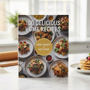 Recipe eBook, Time Saving Recipes, Easy to Cook Book, Family Cookbook, Cooking Recipes PDF