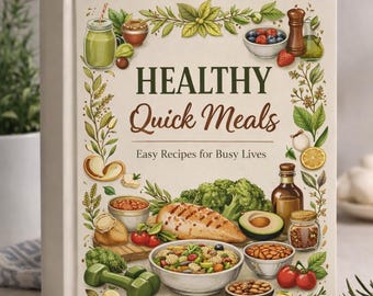 Cooking eBook, Digital Recipe Book, Dinner Cookbook, Complete Professional Recipe Collection, Volume 1 & 2 Recipe Book, (Digital PDF), eBook
