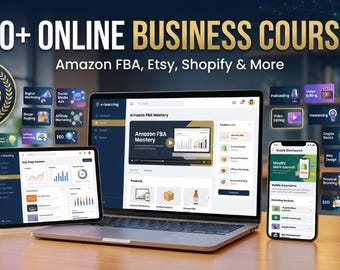 100+ Digital Business Courses Bundle PDF | Passive Income Ideas, Dropshipping, Print on Demand, Digital Products Library Guide Download