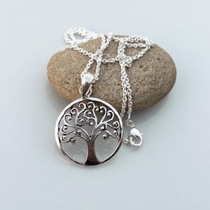 Sterling Silver Tree of Life Pendant Necklace: Symbolic Family Jewelry