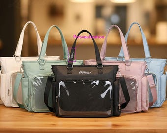 Ita Bag Backpack Crossbody Tote, Personalized Ita Shoulder Bag, Large Capacity Nylon Pin Bag, Kawaii Cosplay Gift